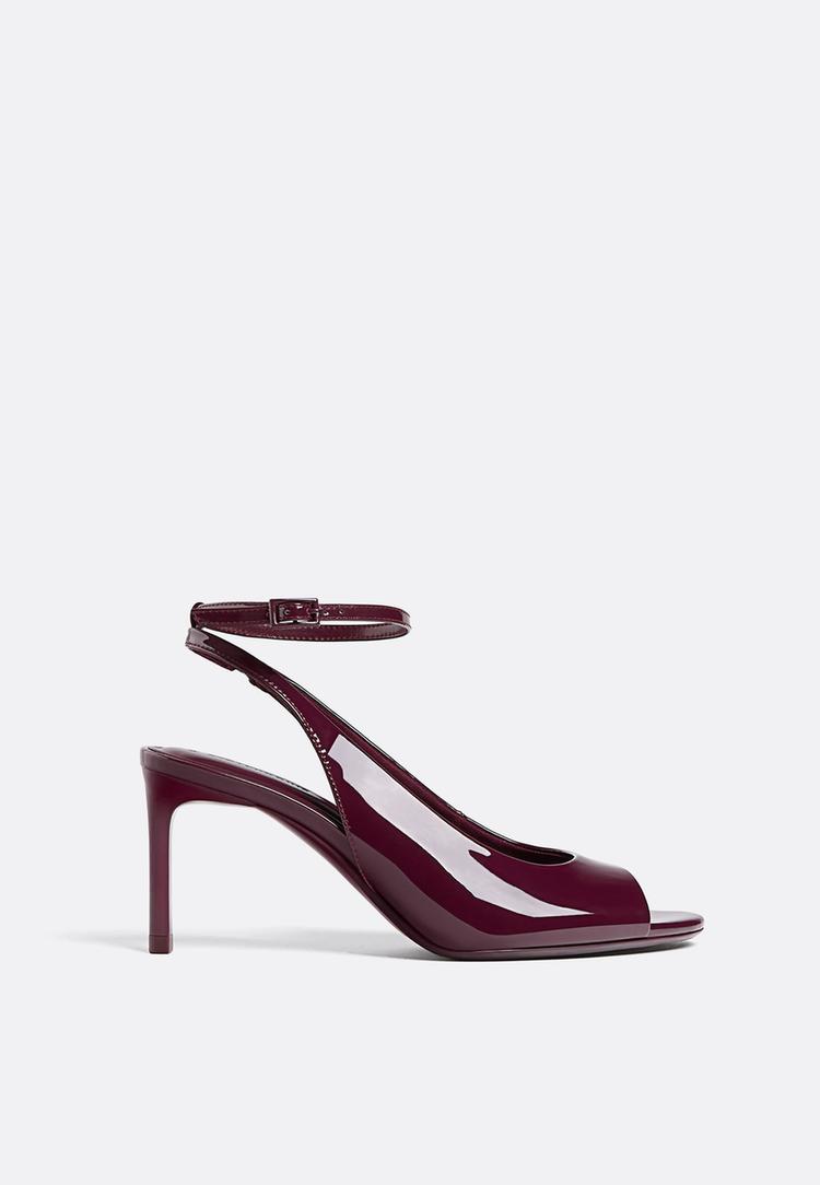 scarpe decollete punta scoperta