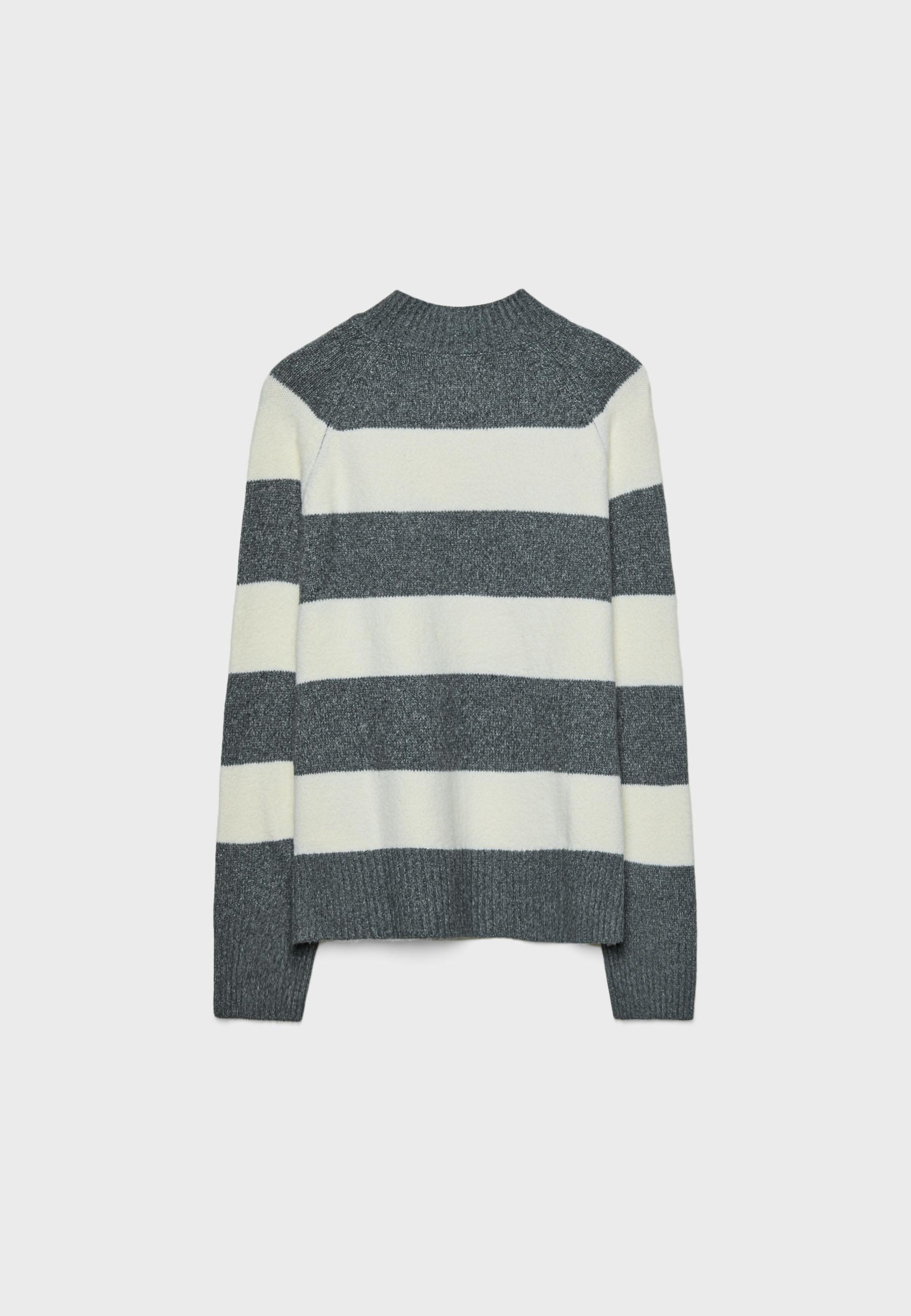 Basic knit jumper — Dark grey