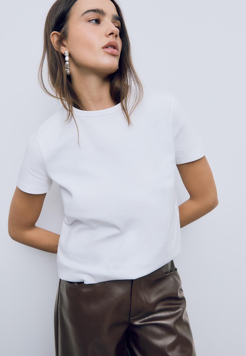 T-shirt basique regular toucher doux