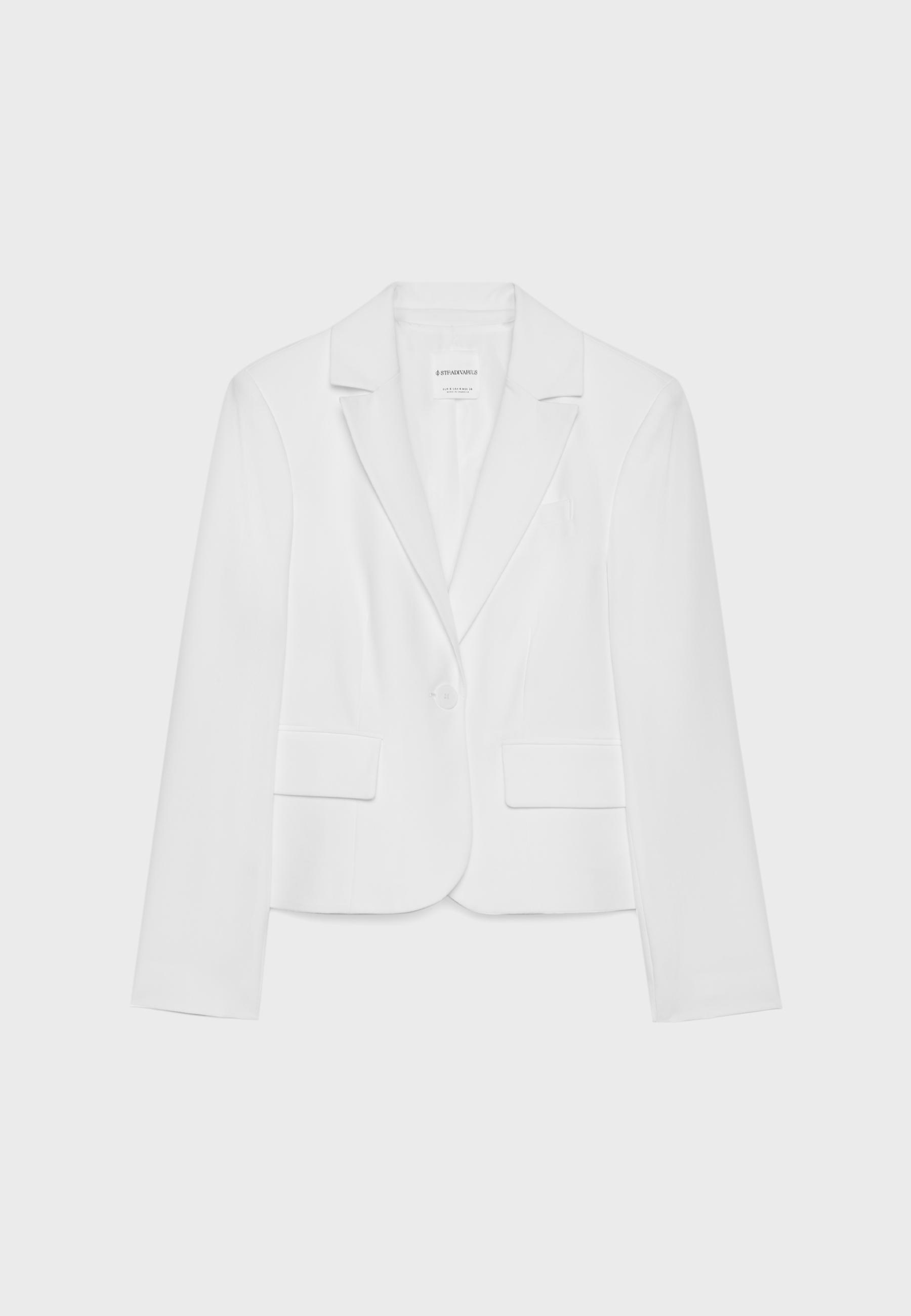 Short blazer — White