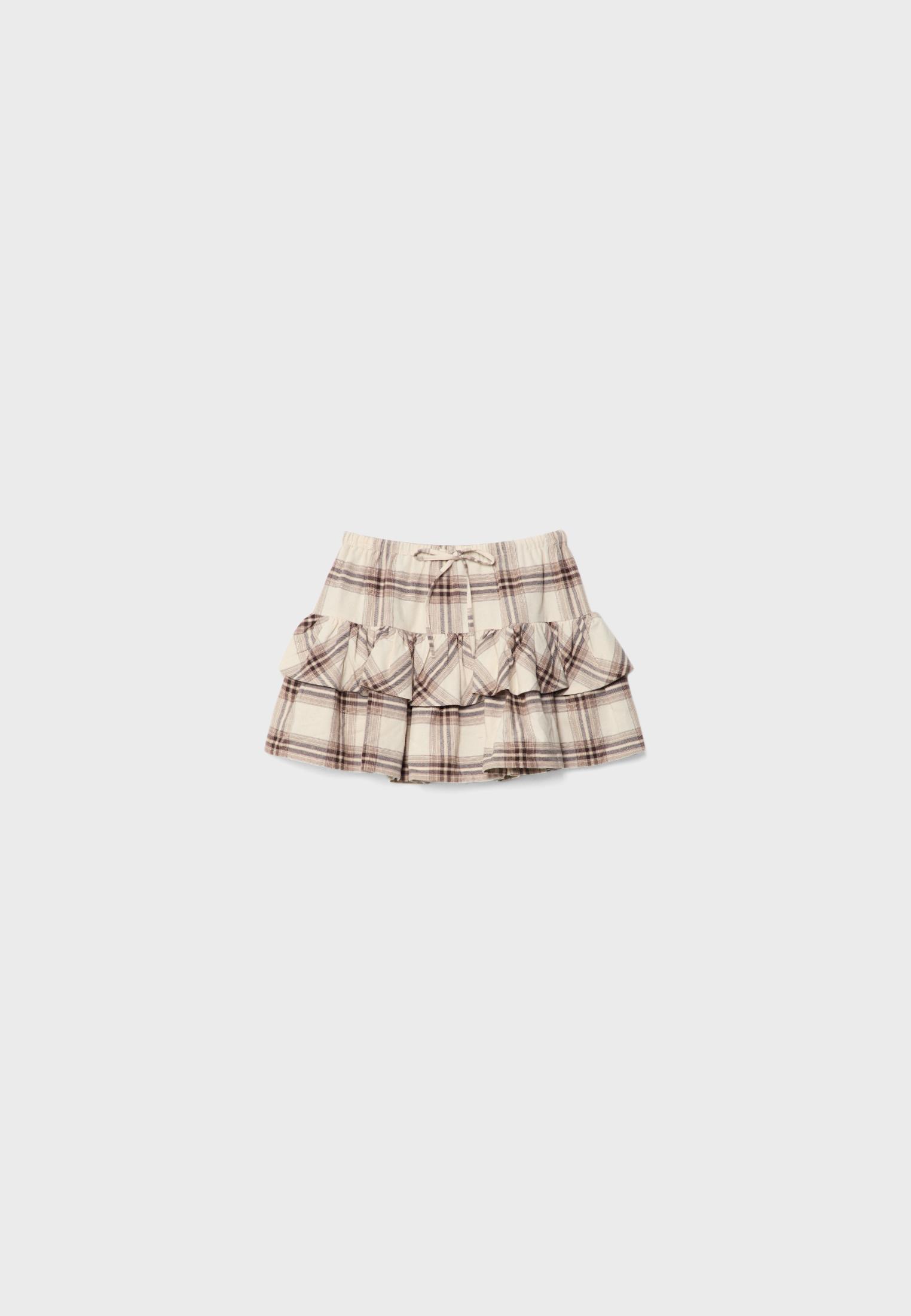 ワールド オンラインストア Herlipto Over Skirt Long Check