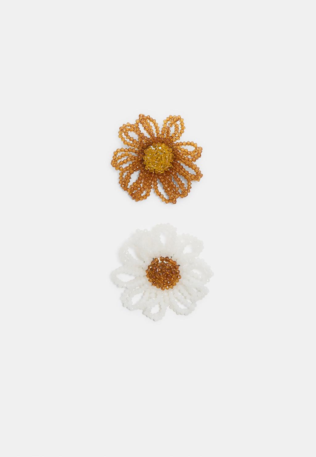 Set 2 pins flores combinados