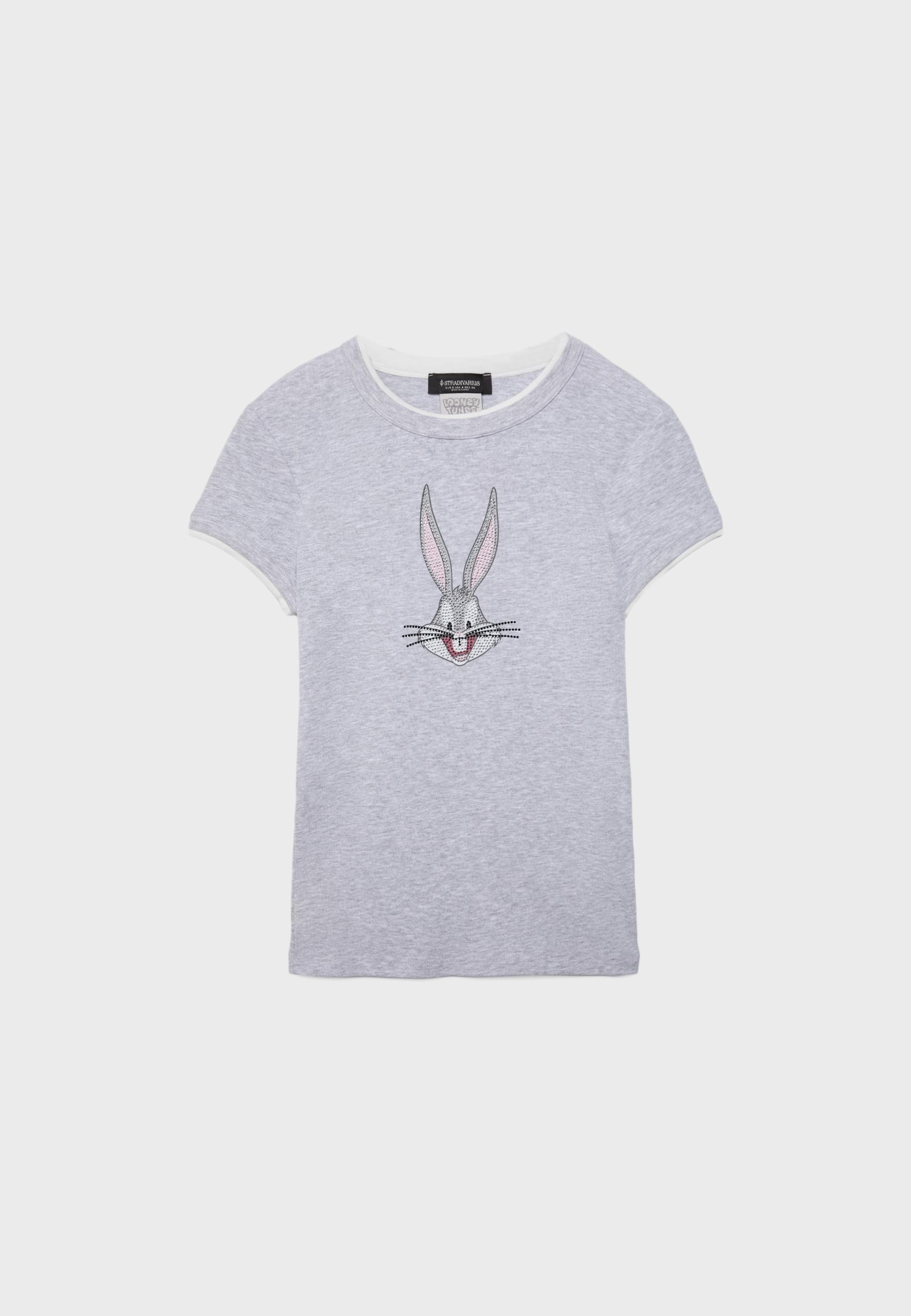 Bugs Bunny short sleeve T-shirt — Grey melange