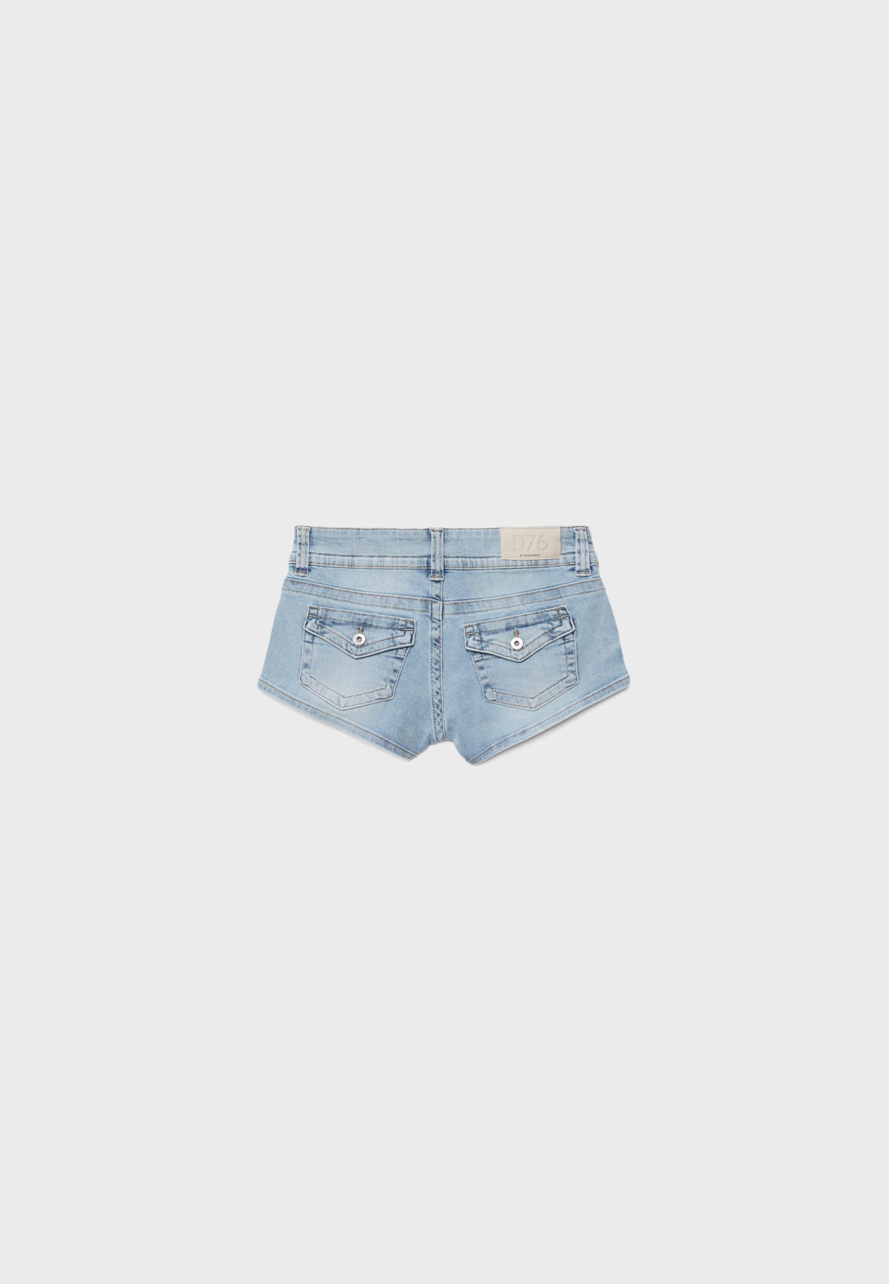 D76 Mikro denim şort - Görsel 8