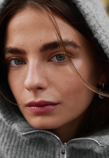 Zip-up balaclava — Grey melange 6