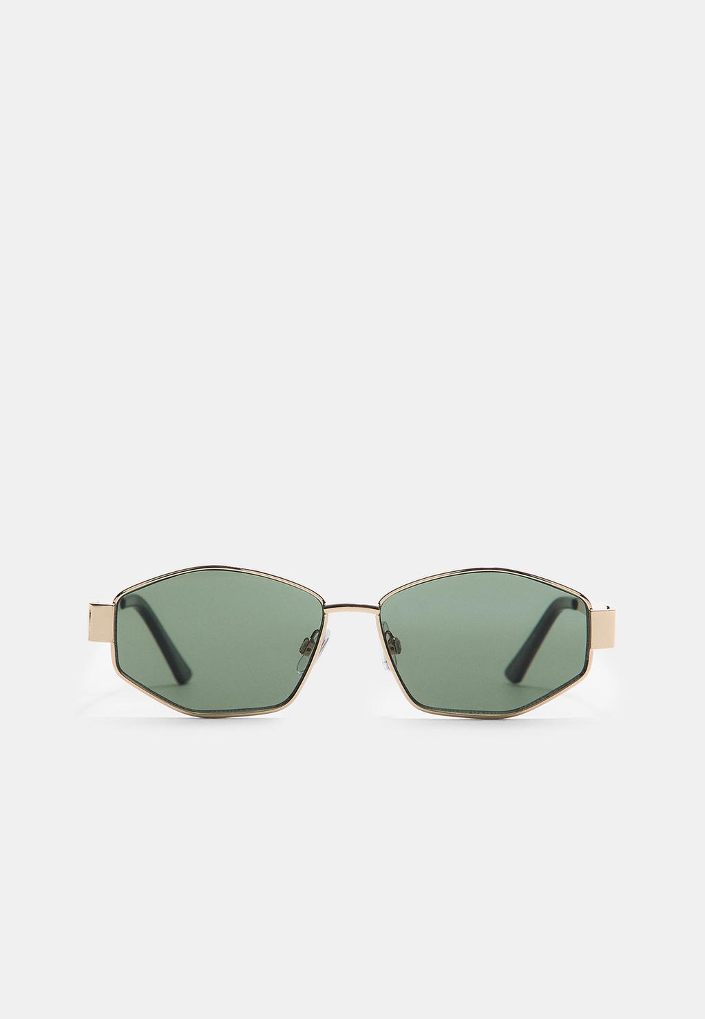 Sechseckige Sonnenbrille
