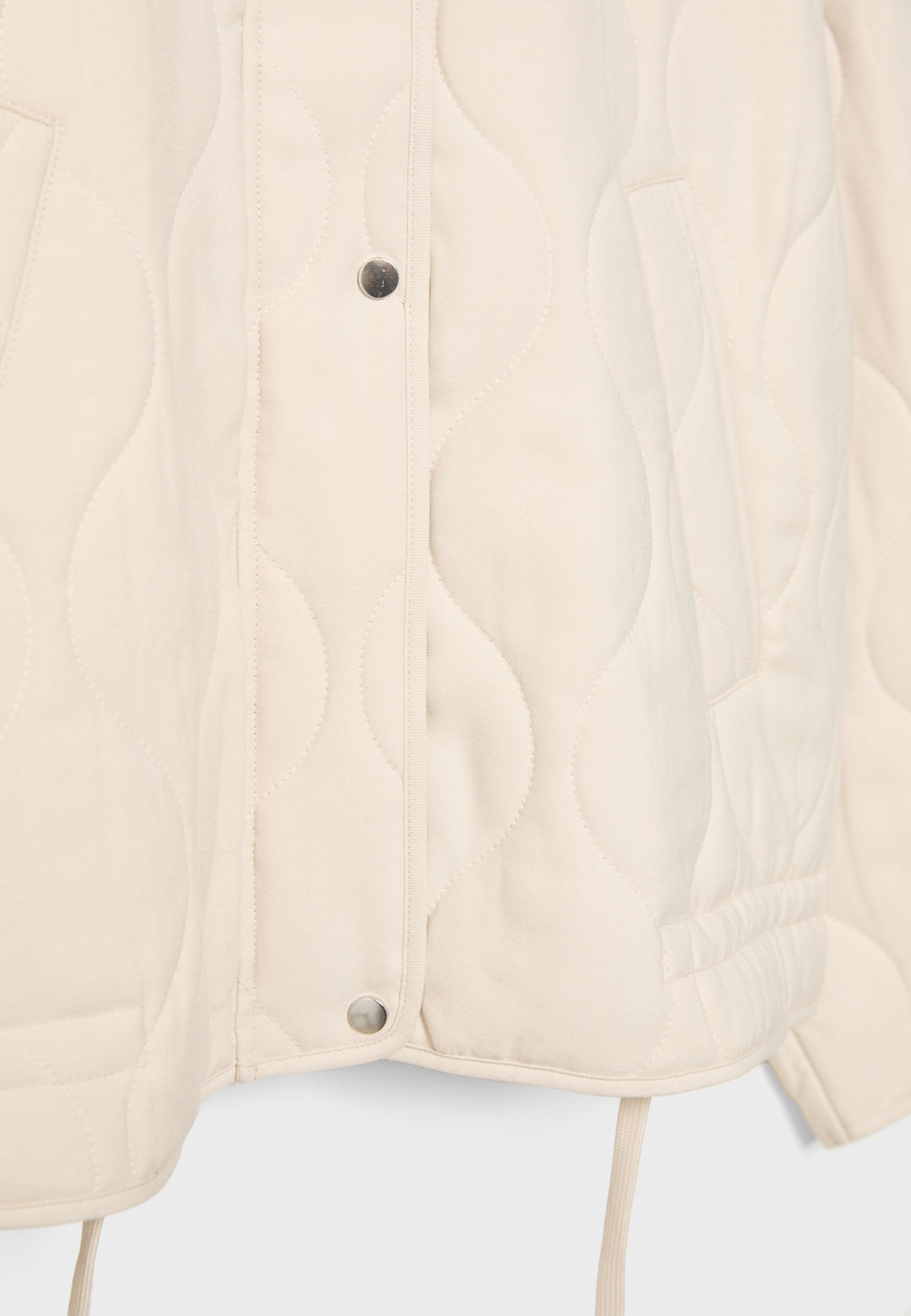 Puffer jacket — Ecru