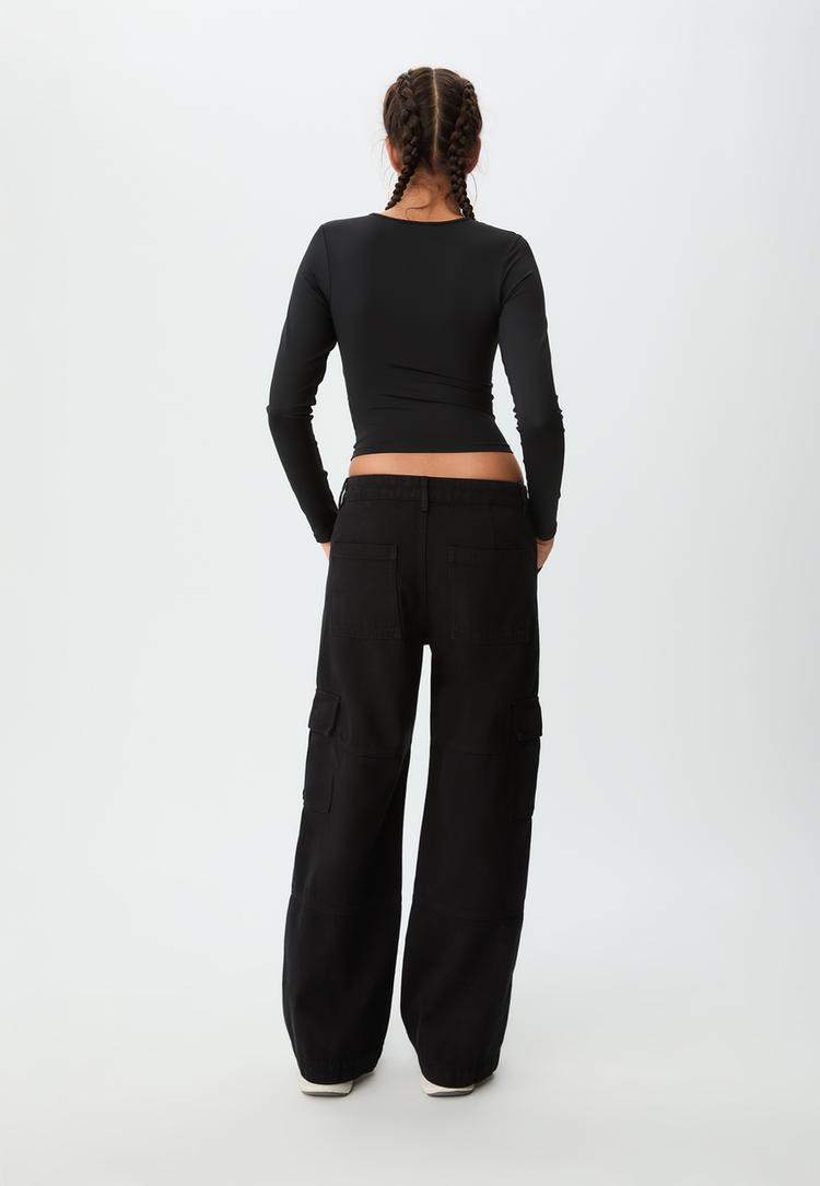 pantalon recto cargo