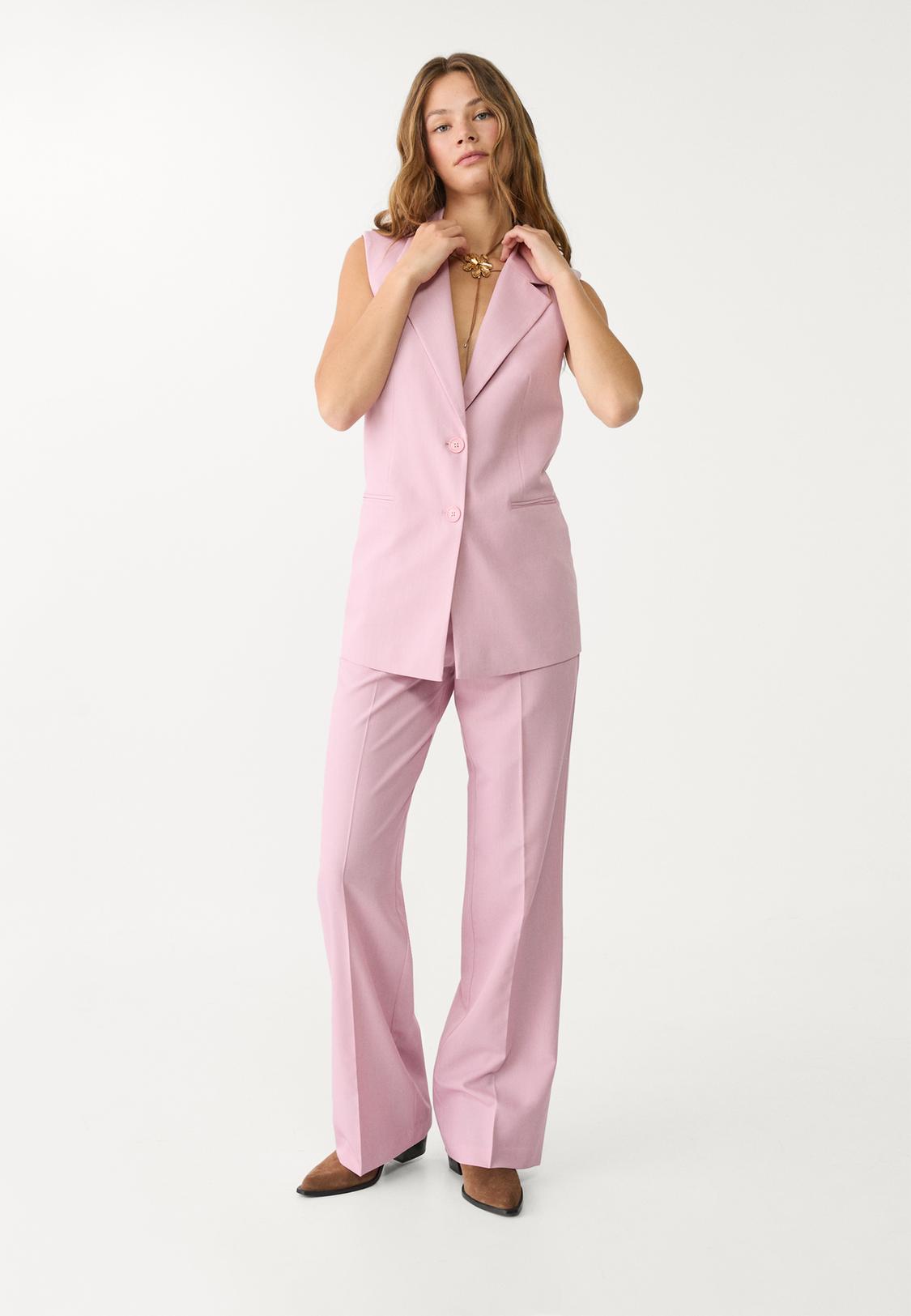 Con Chaleco Largo Chaleco Blazer Stradivarius Combinar Chaleco