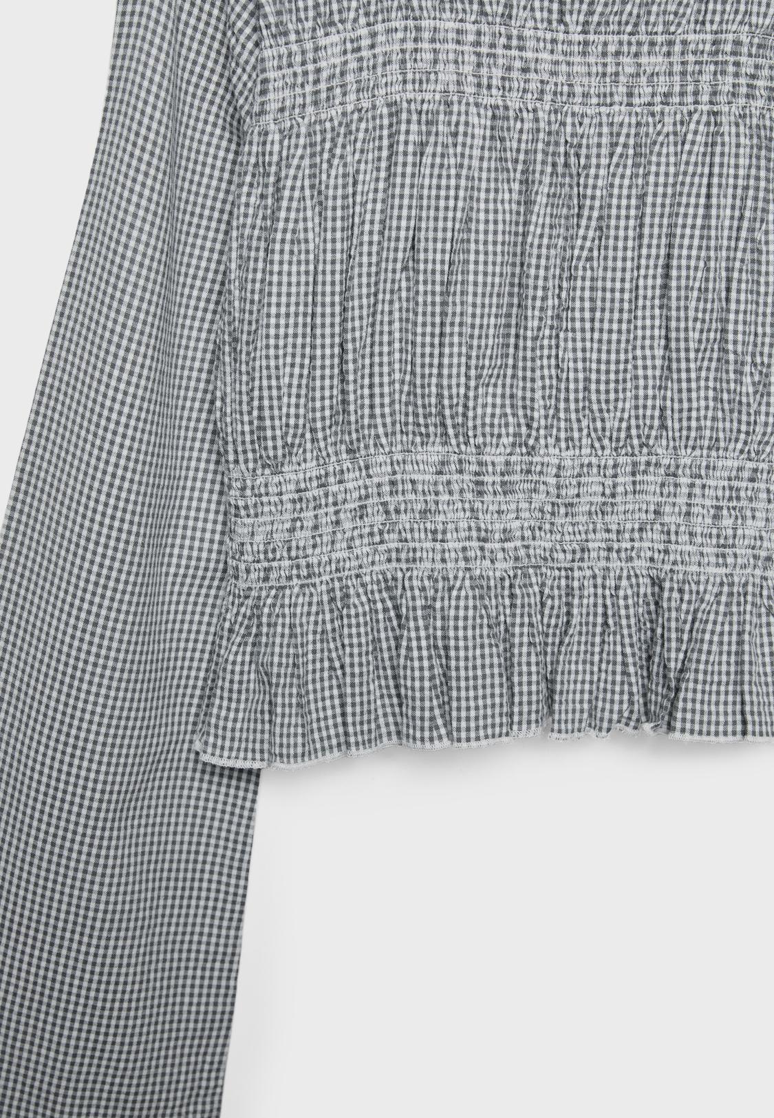 Carreaux Vichy Chemise Ã Carreaux Zara Chemise Froncée à