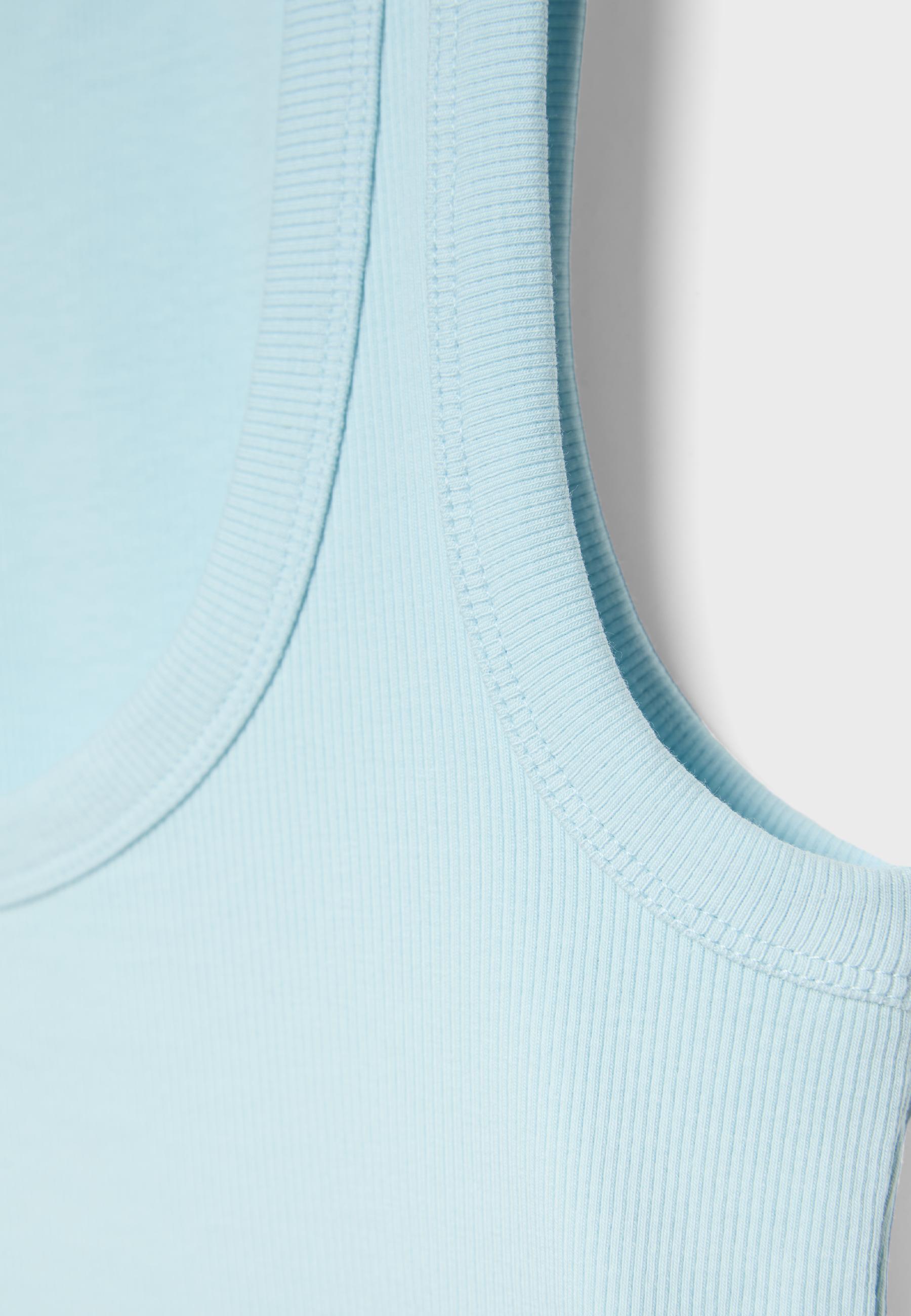 Fitilli çapraz askılı t-shirt - Görsel 9