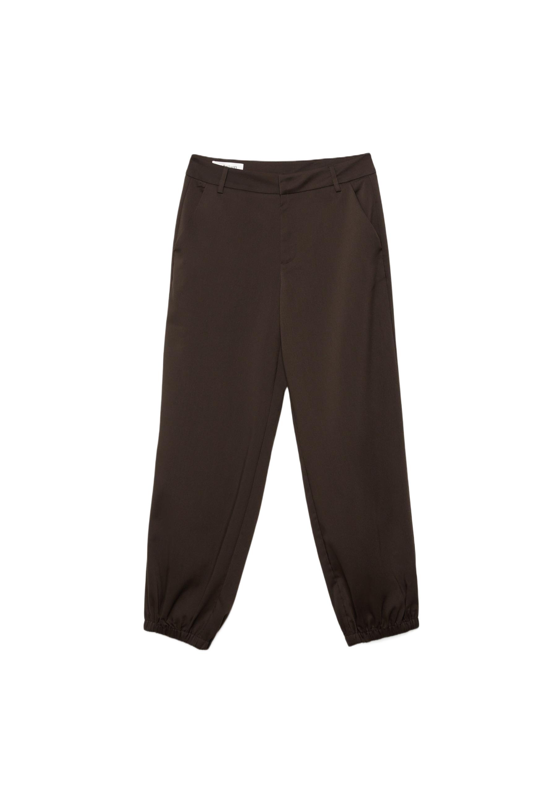 Dressy jogger trousers — Brown