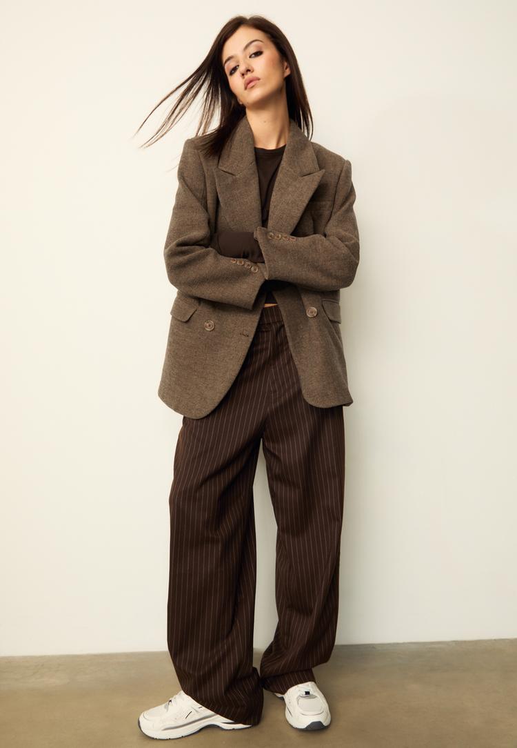 americana oversize cruzada espiga