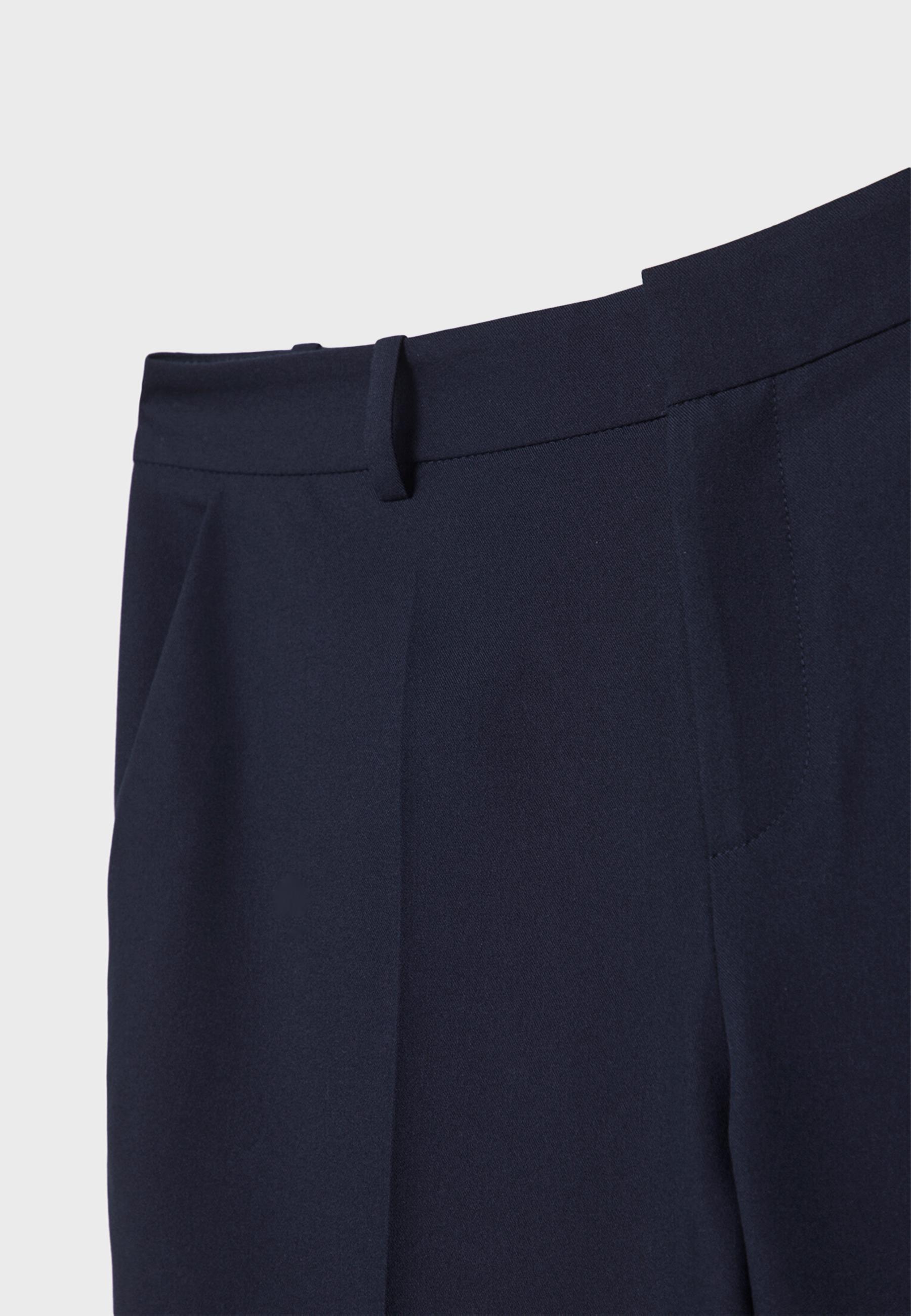 Smart trousers with pockets — Navy blue