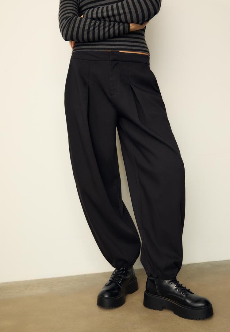 pantalon de vestir pinzas balloon