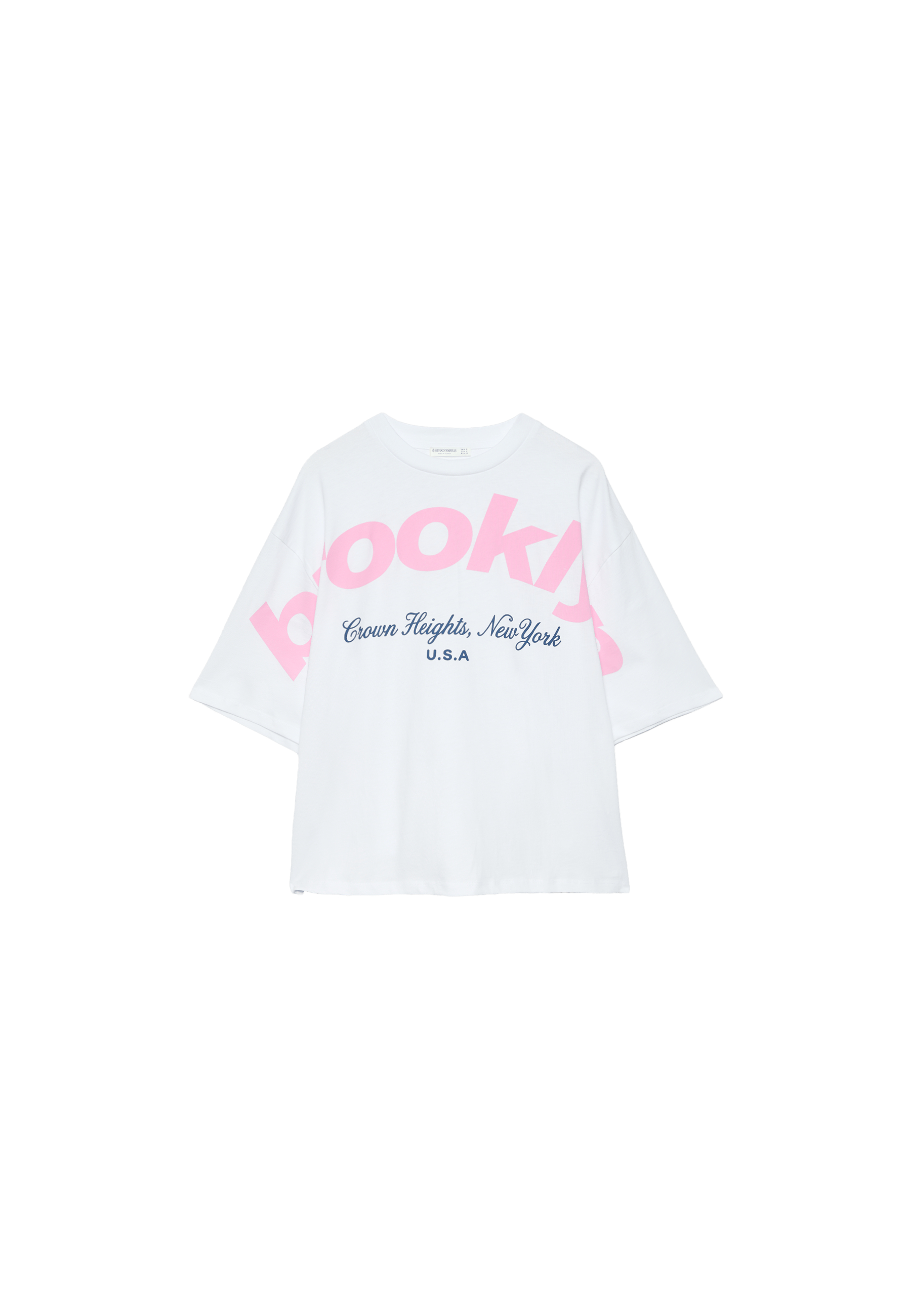 Short sleeve positional T-shirt — Ecru