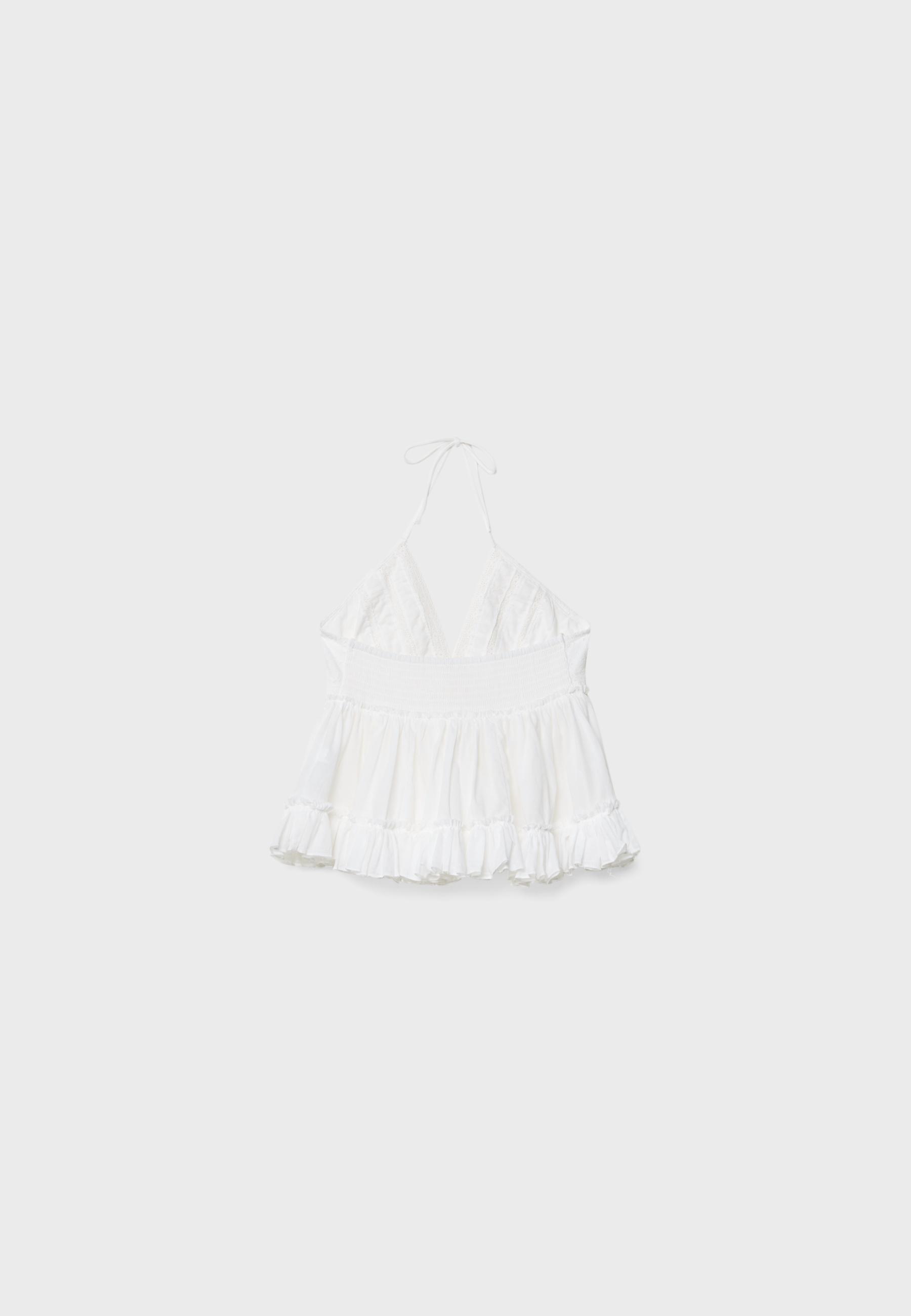 トップス litmus HerPraha circular bustier white atokiss Women's Pearls Beaded Rhinestone Bustier Crop Top
