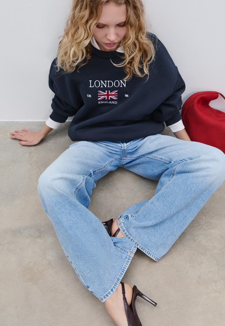 sudadera bordada london