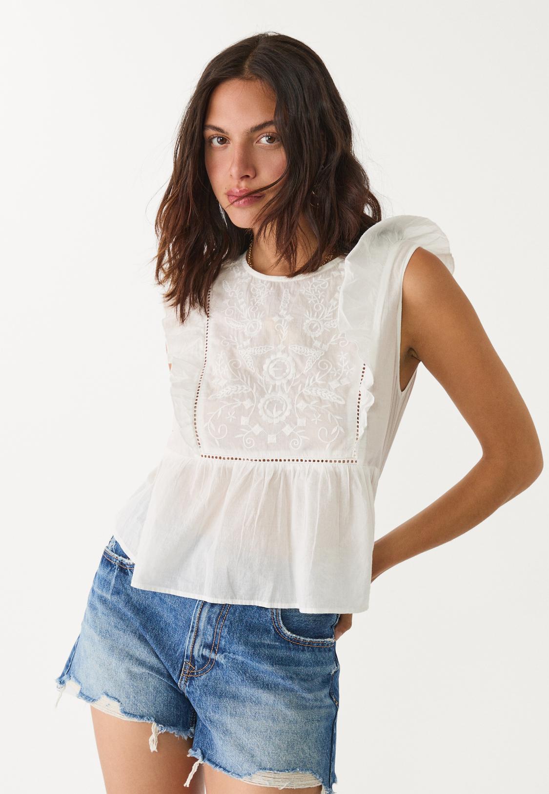 Mono Corto Rayas Stradivarius Blusas De Stradivarius 2018 Mono