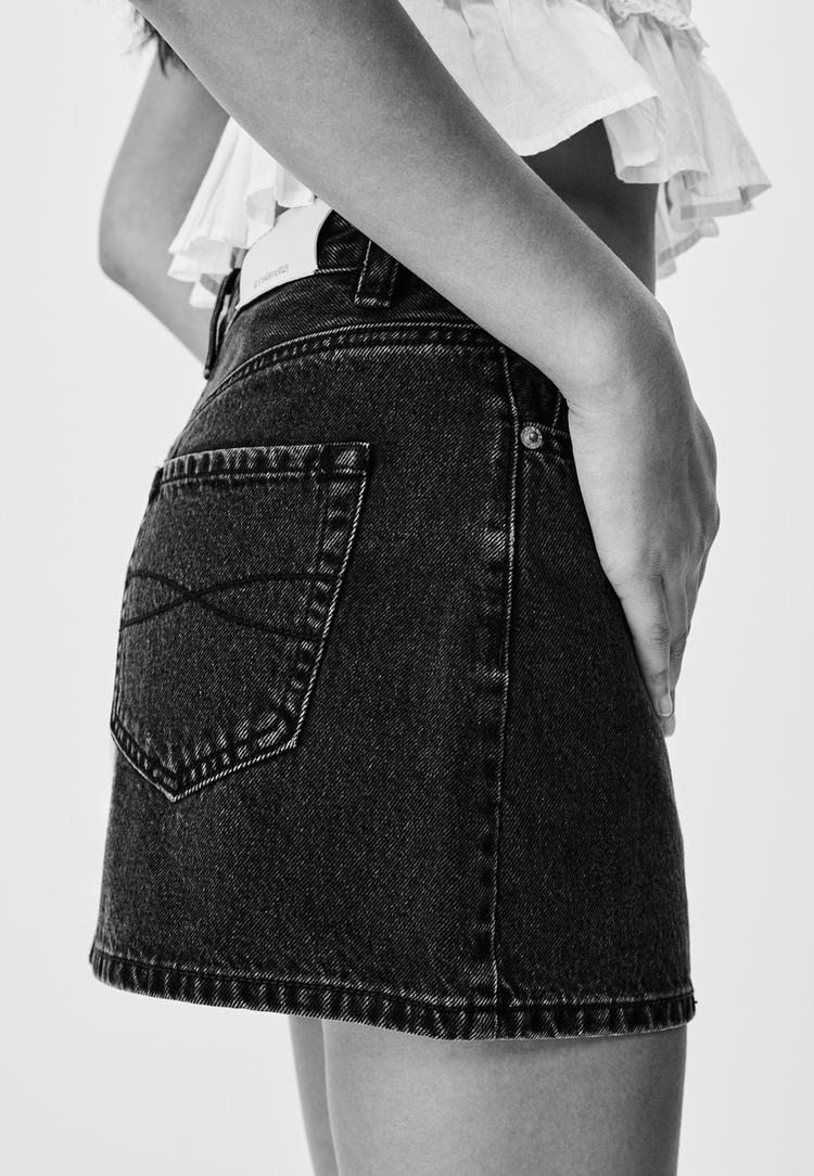 d60 falda mini denim