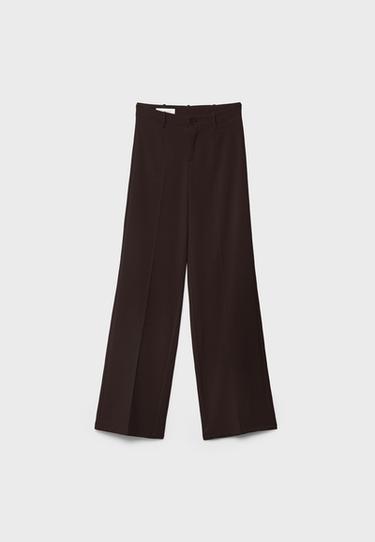 Wide-leg trousers — Brown 6