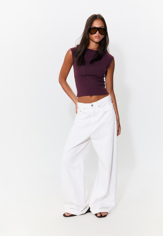 maglietta basic scollo a barchetta