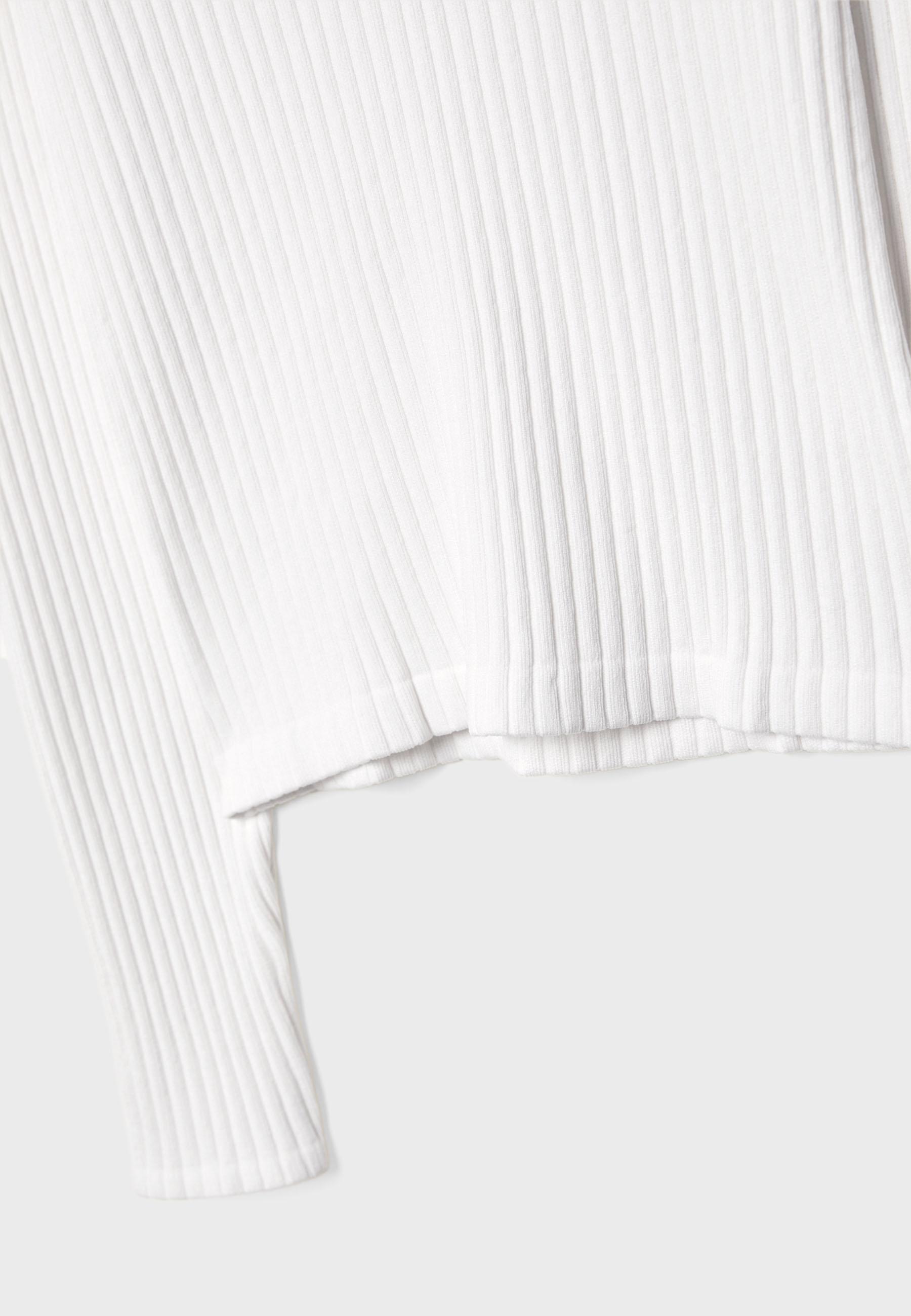 Seamless polo T-shirt — Ecru