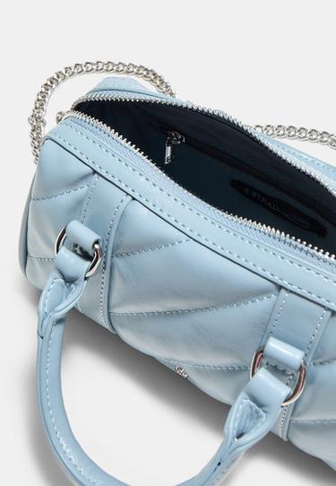 Quilted bowling bag — Sky blue 5