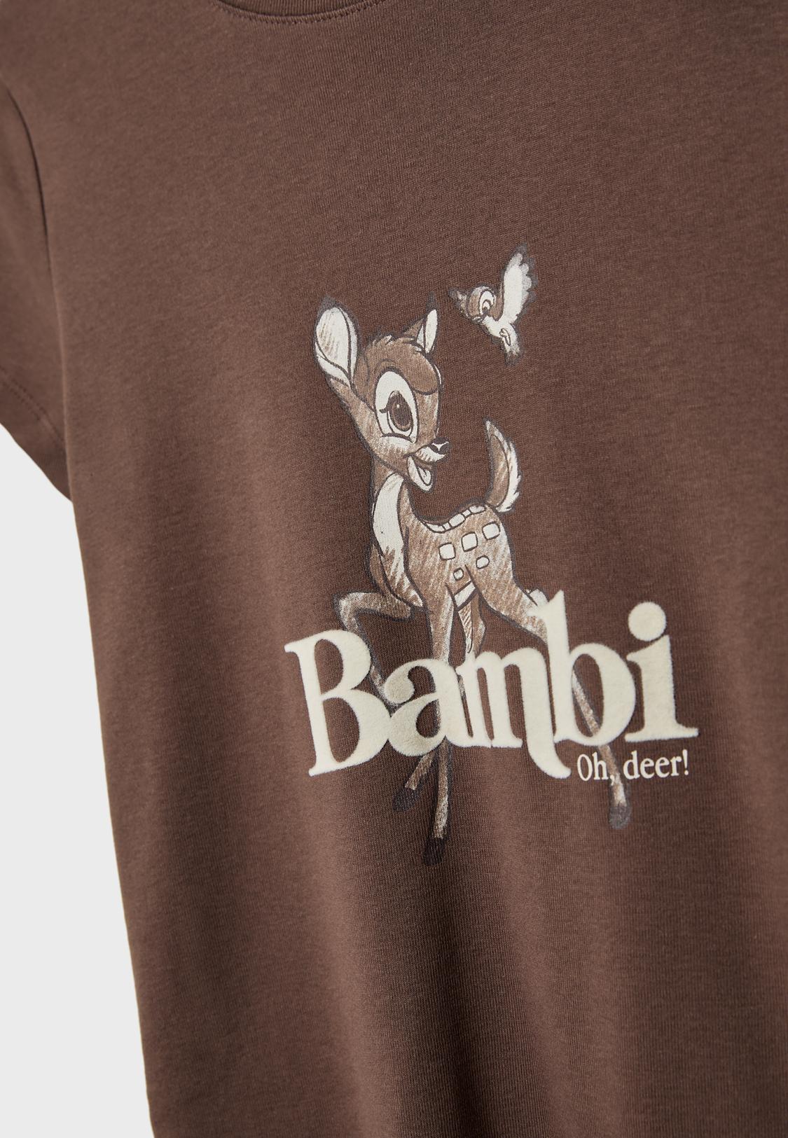 Bambi T Shirt H&m Bambi T-shirt Women's Fashion Stradivarius