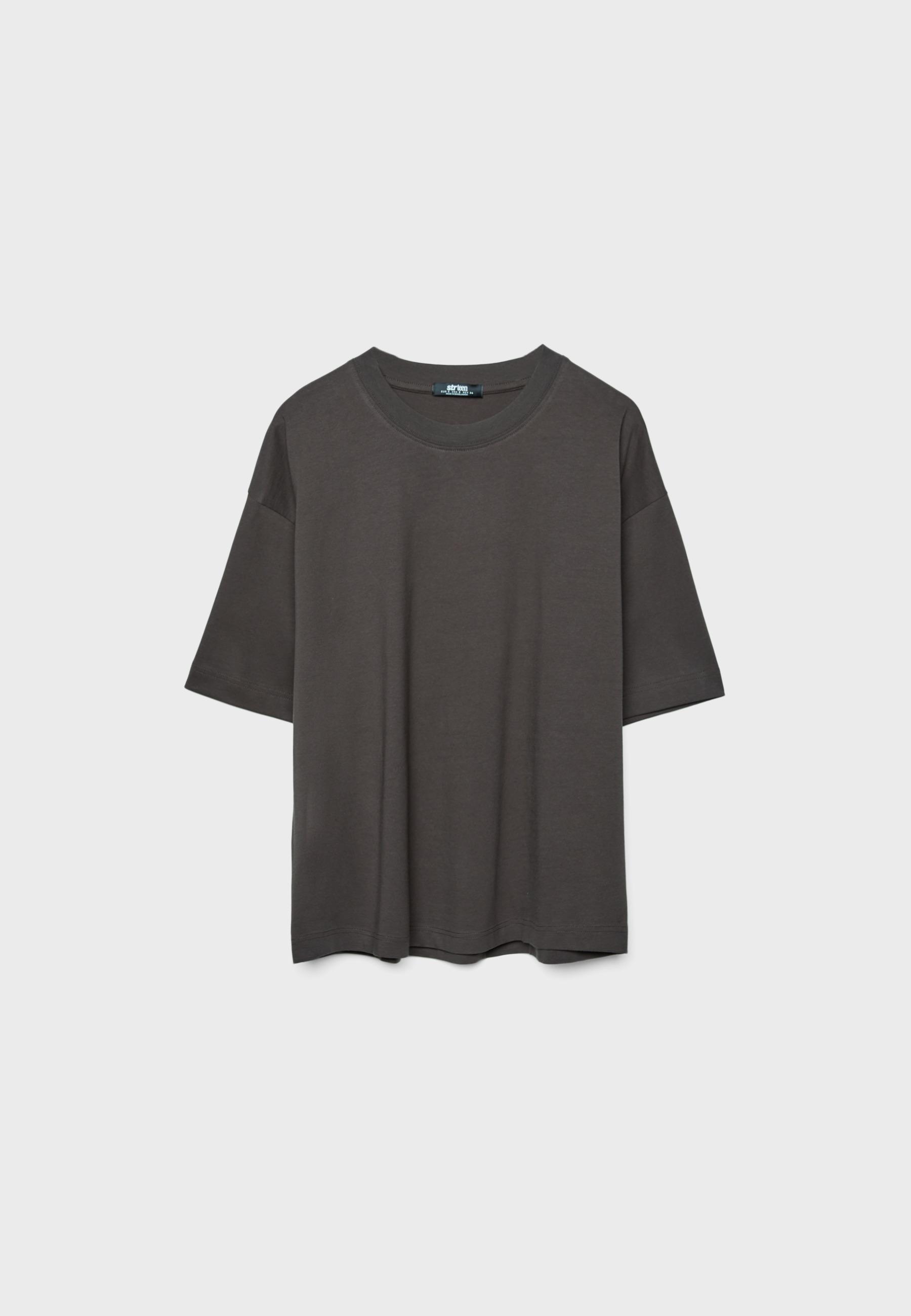 Oversize short sleeve T-shirt — Brown