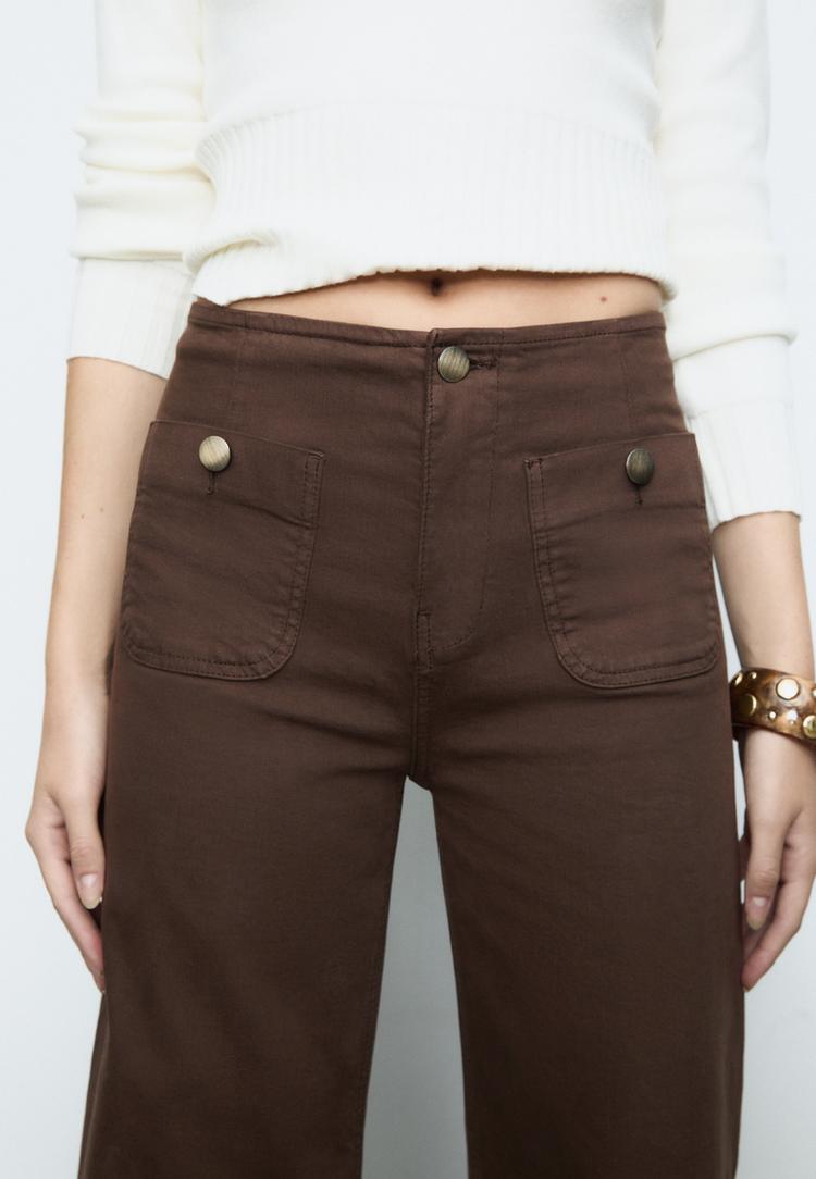 d77 pantalon minimal bolsillos