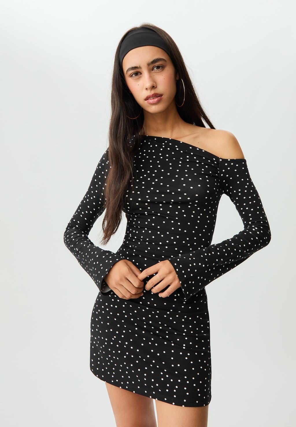 Vestido corto topos