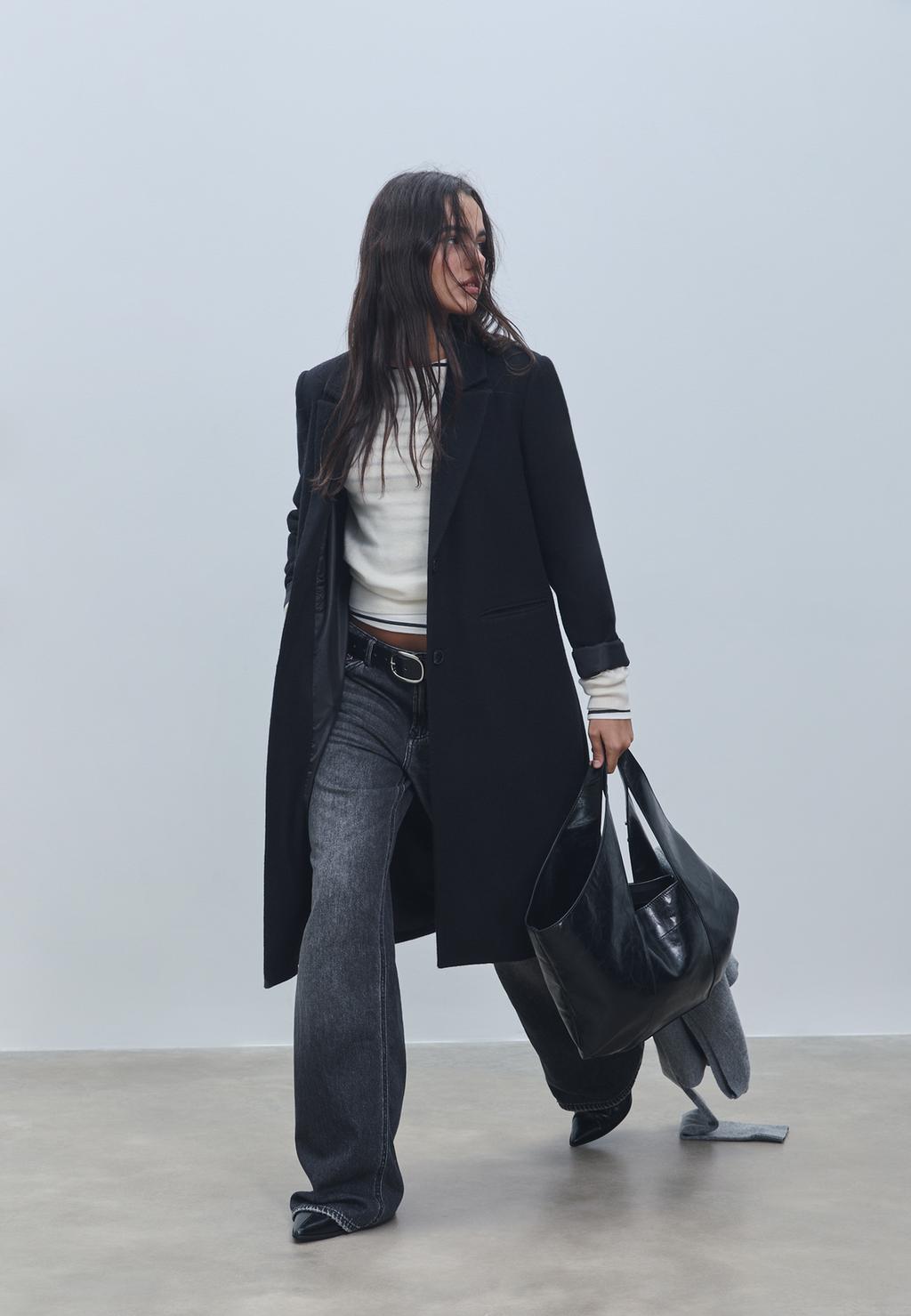 Long straight coat