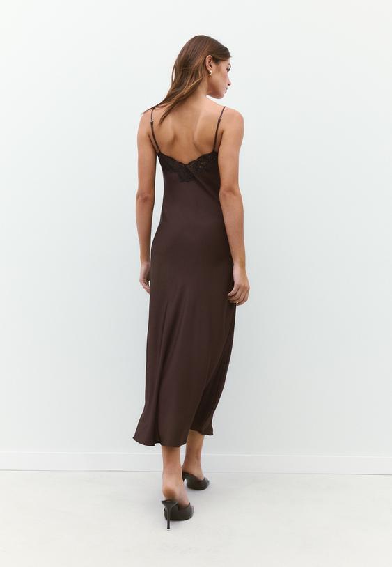 vestito sottoveste satinato