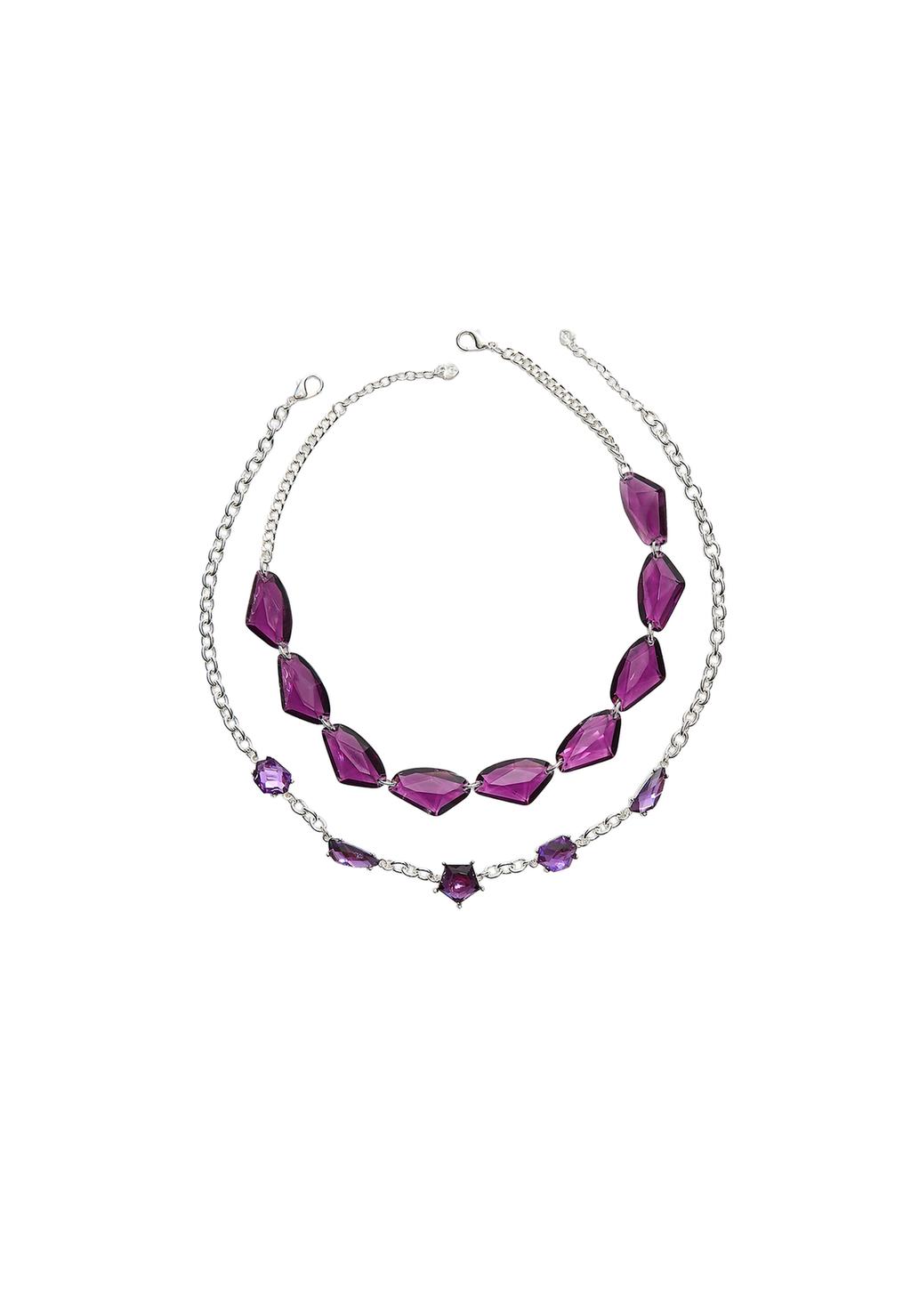 Set 2 collares abalorios