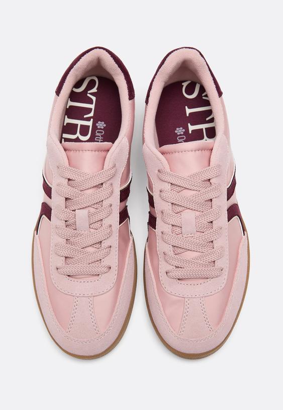 Stradivarius S011 Basic Retro Trainers Pink 6