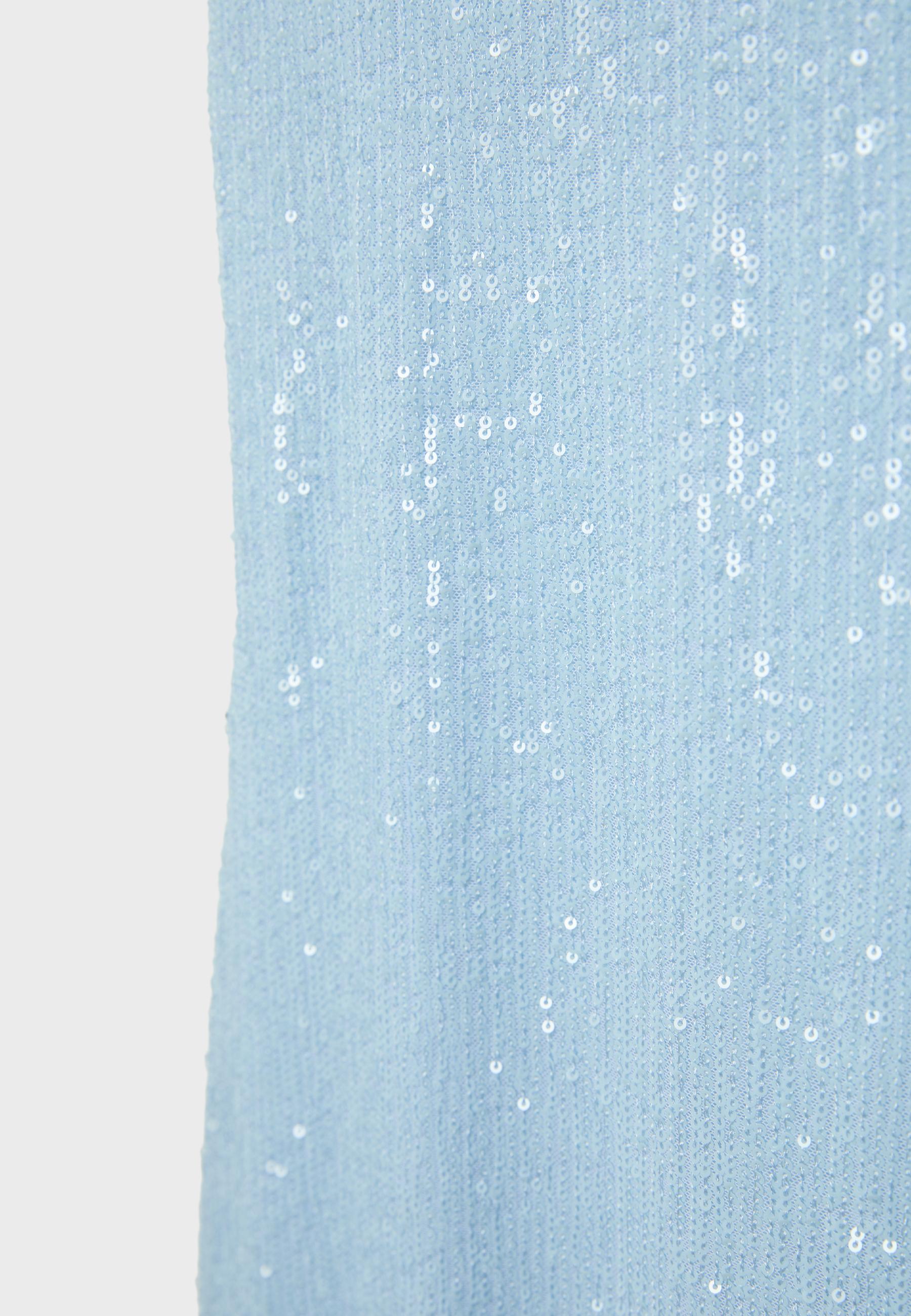 Sequin mini dress — Sky blue