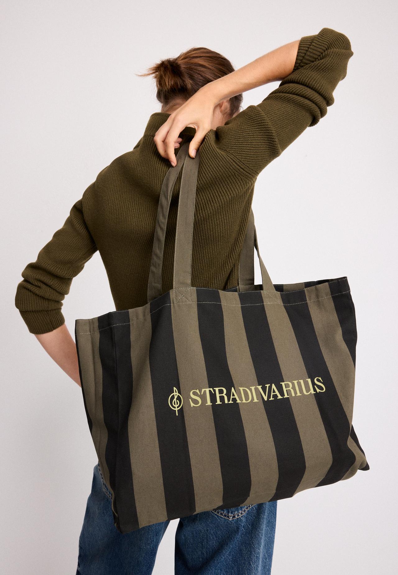 Striped It bag — Khaki