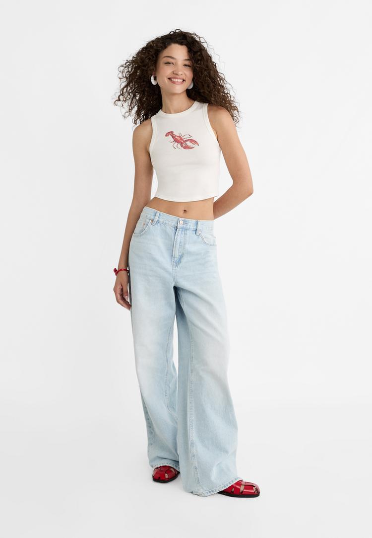 t-shirt-mit-hummermuster-im-racer-stil