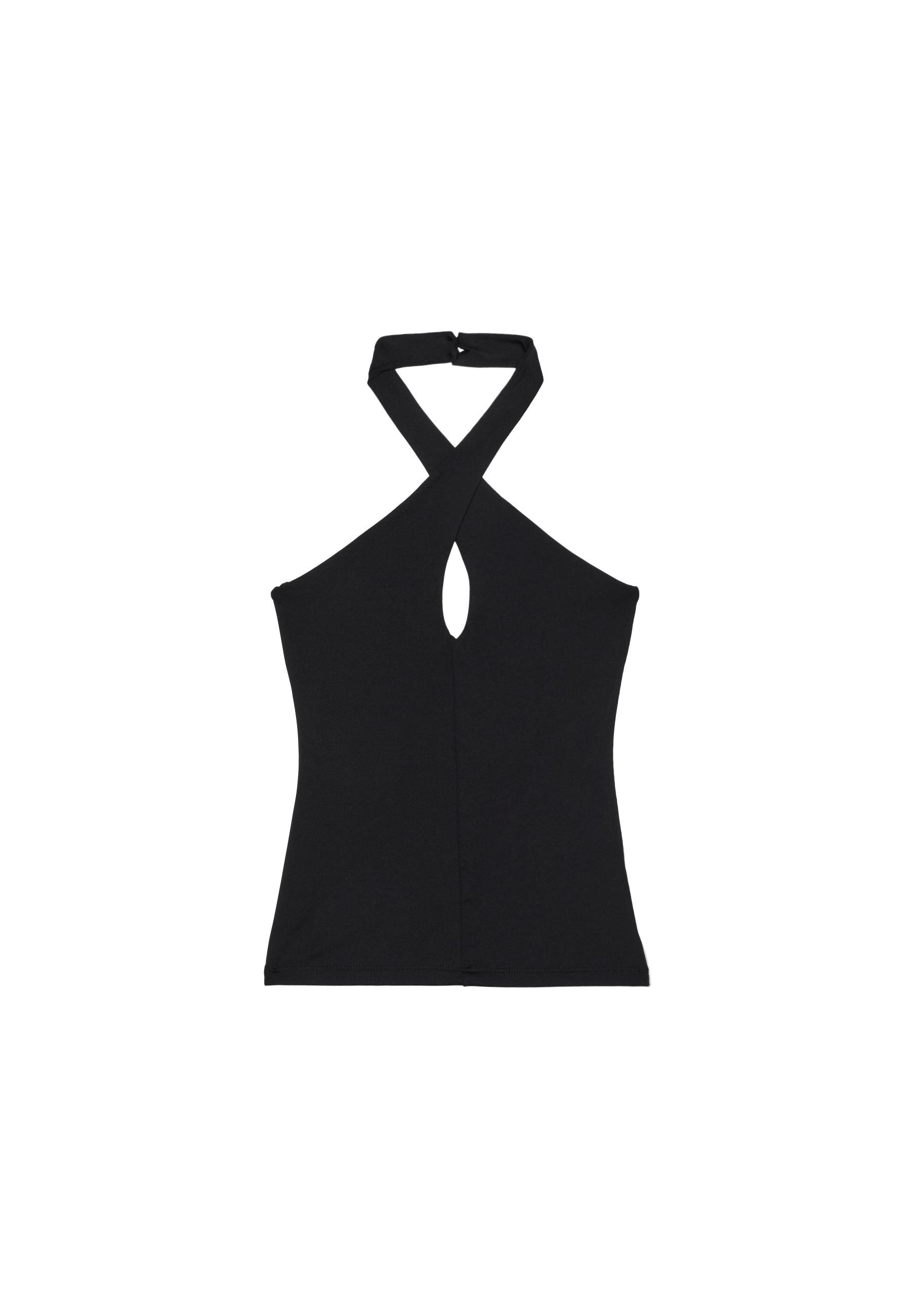 Kruvaze halter top - Görsel 18
