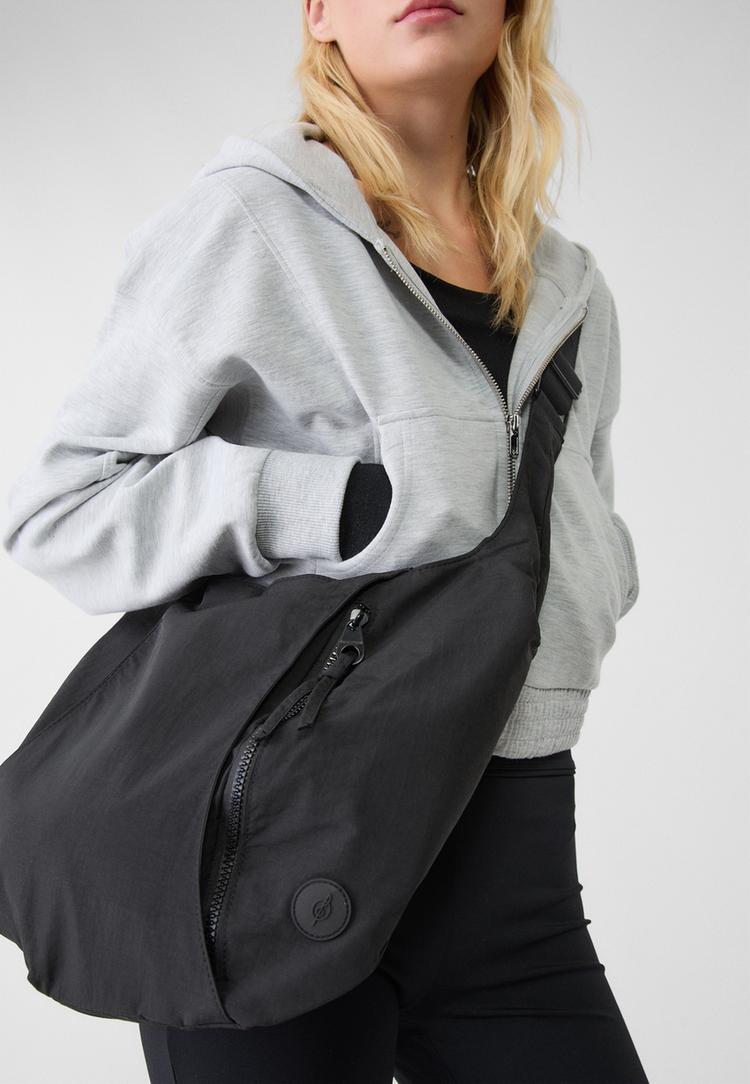 fabric moon shoulder bag