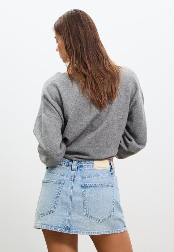 d62 falda pantalon denim