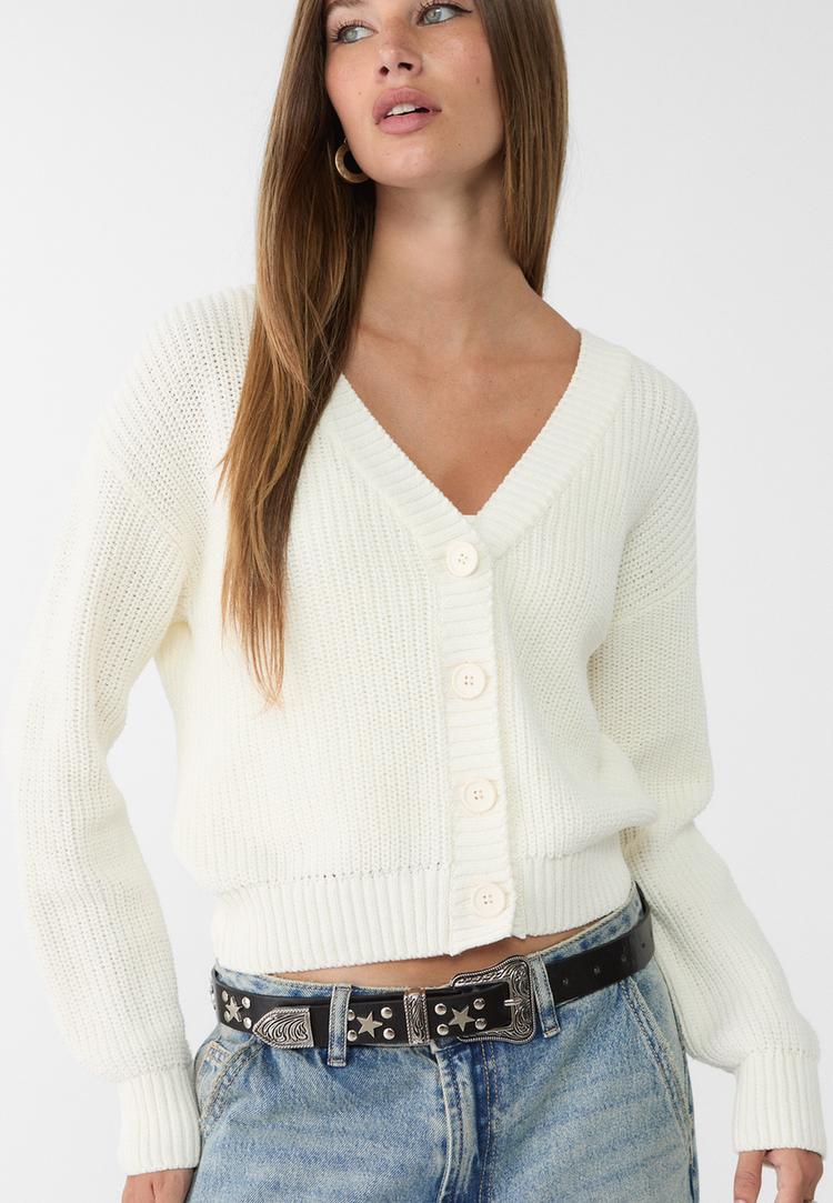 chaqueta punto botones