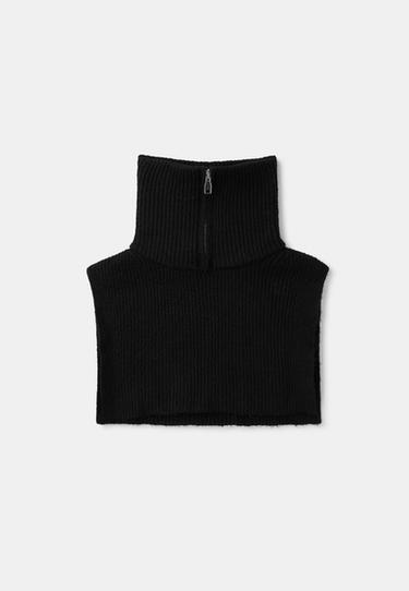 Zipped collar — Black 1