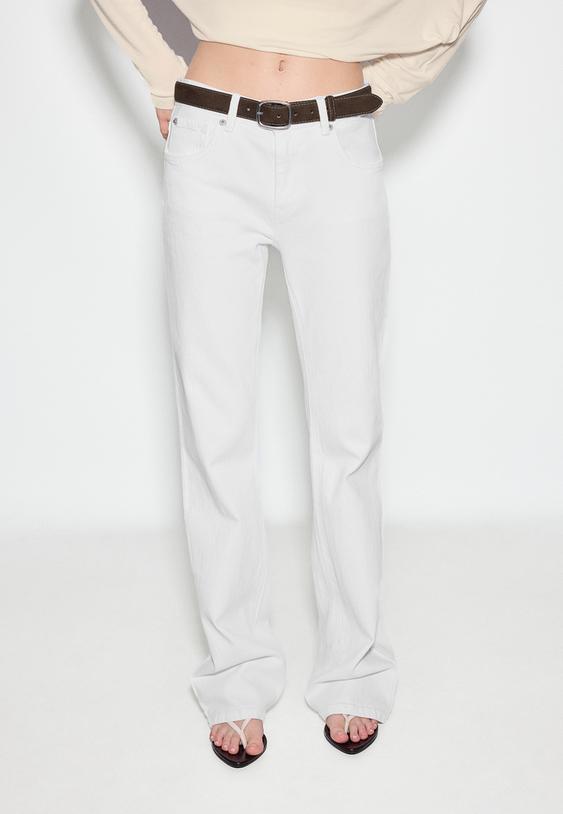 d68 kemerli bootcut jean
