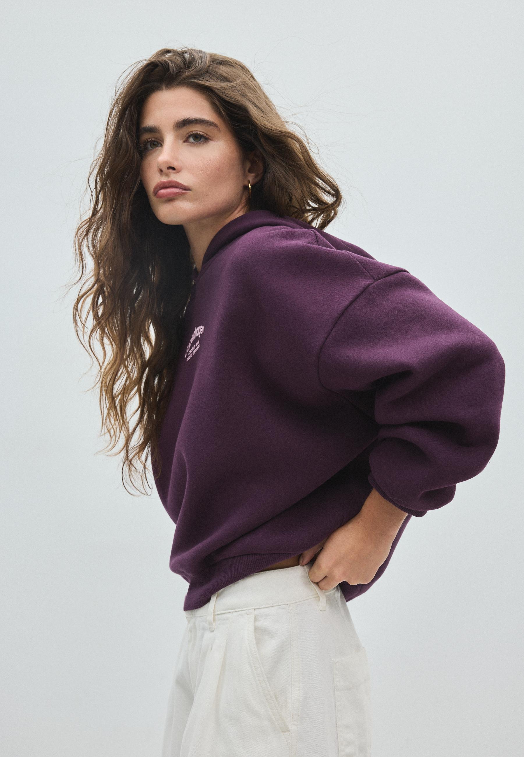 Oversized graphic sweatshirt — Purple