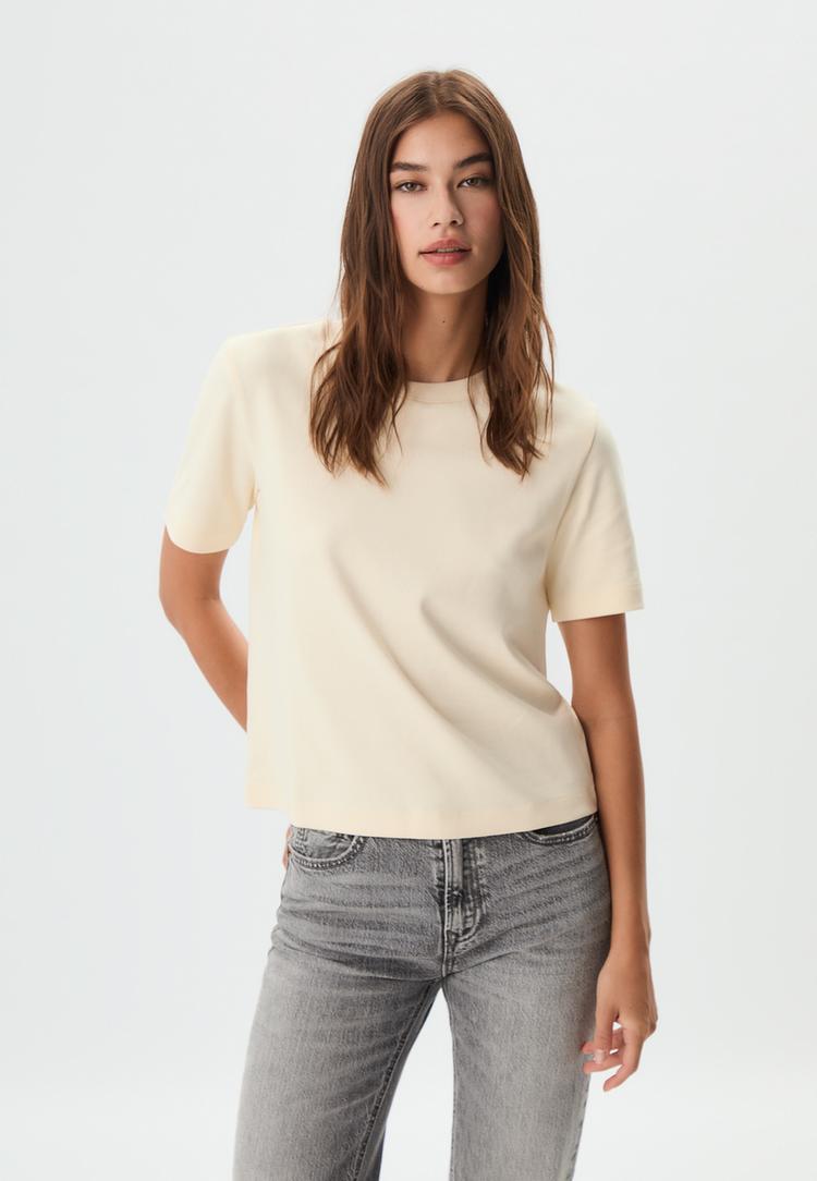 camiseta basica regular fit heavy weight