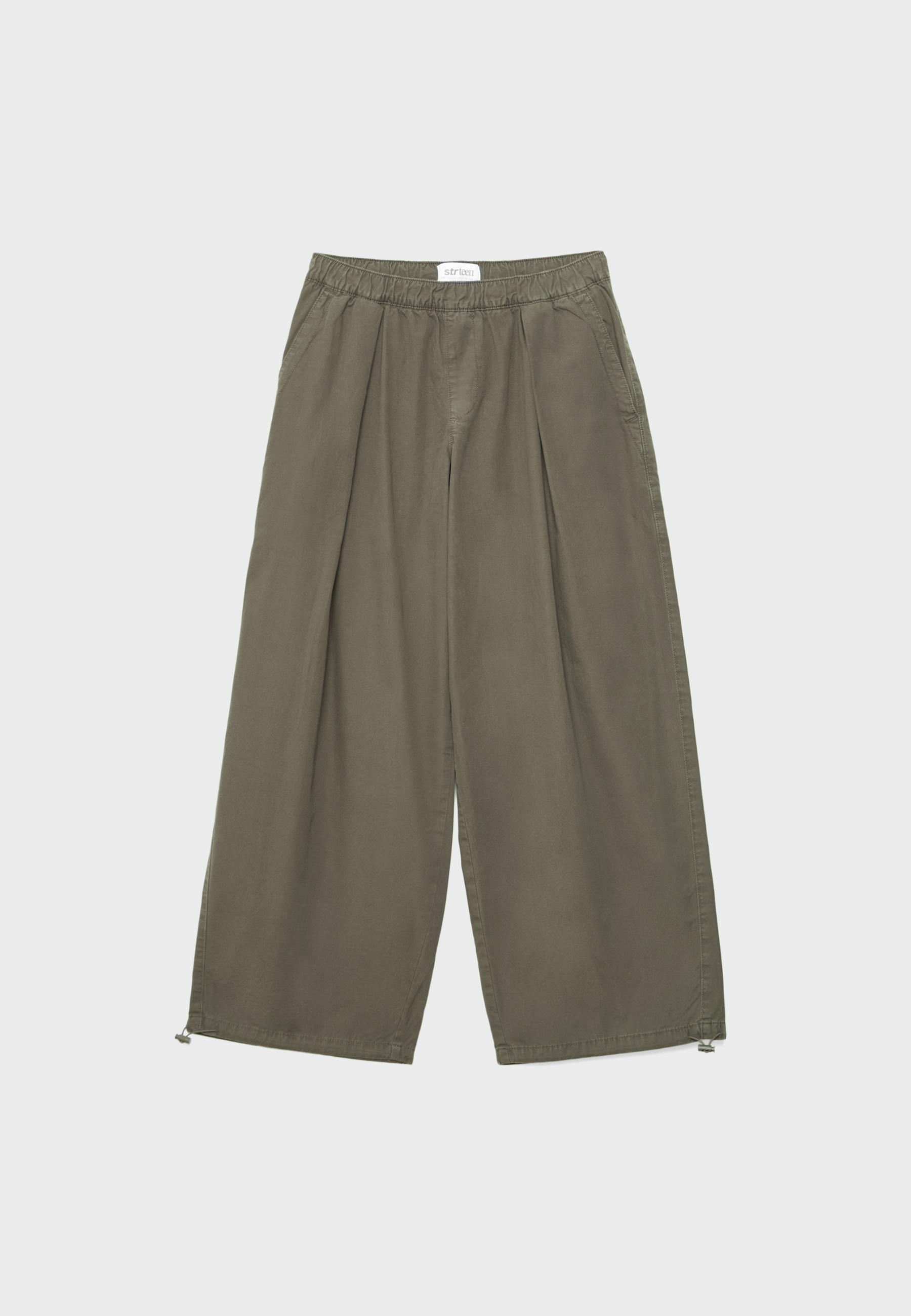 Stoperli poplin barrel pantolon