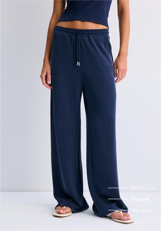 calcas jogger palazzo toque suave