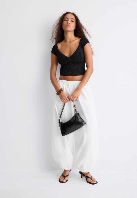 bolso hombro luna tachas
